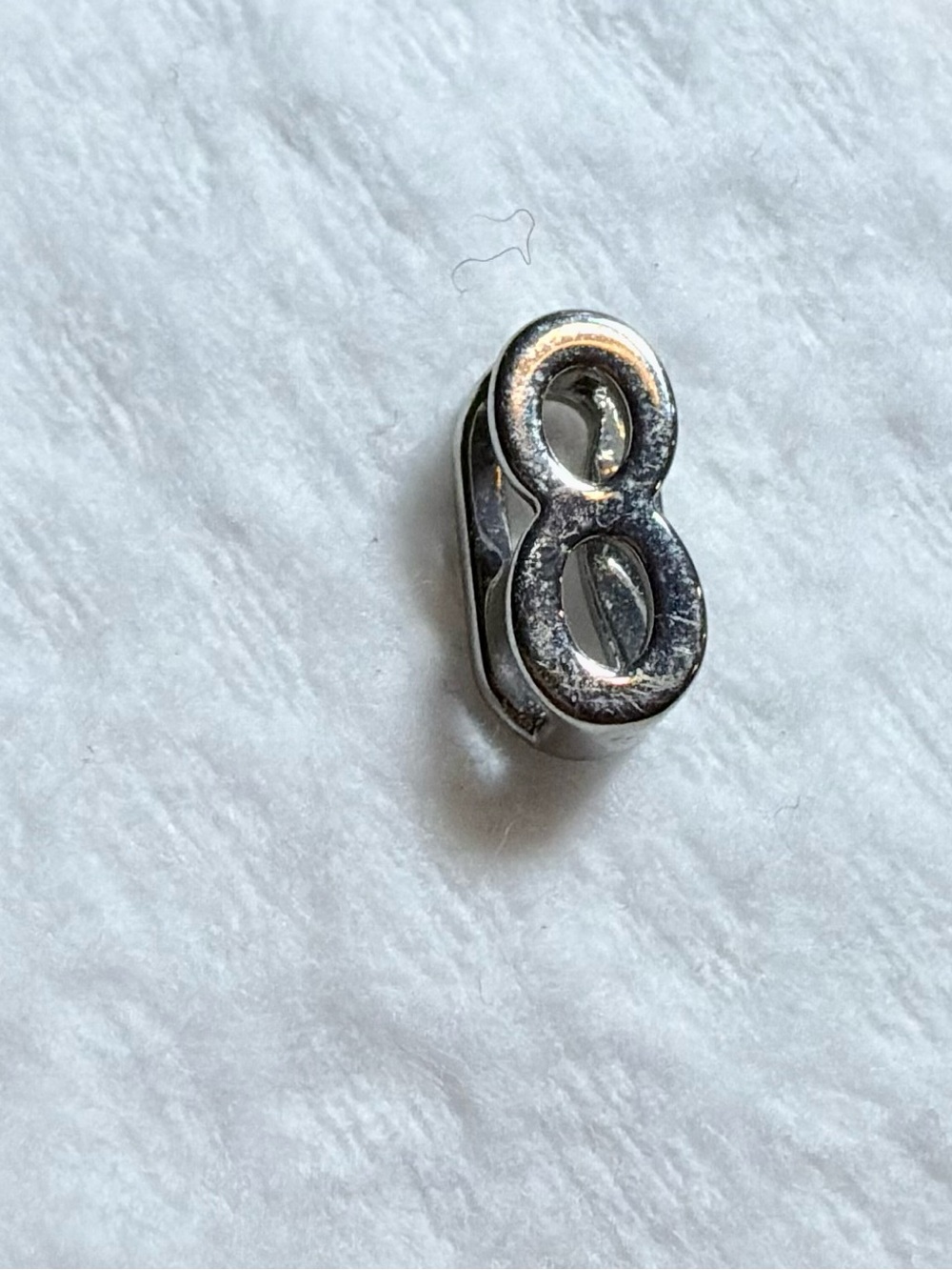KEEP Collective Silver Number 8 Charm